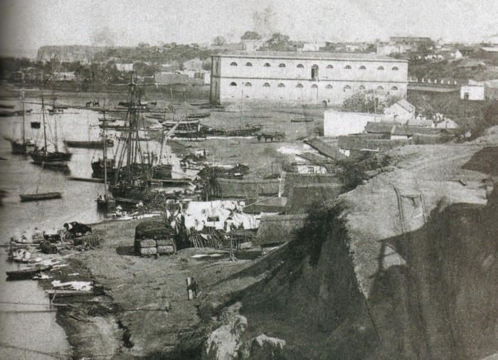 Rosarios port in 1868