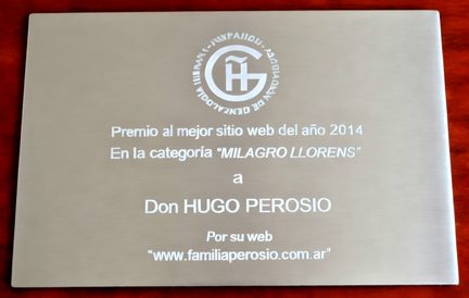 Premio Milagro Lloréns 2014
